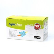 3Q 99.9% 수술용 덴탈 마스크 50매 소형, 3Q 99.9슈퍼클린 덴탈(50매)-소