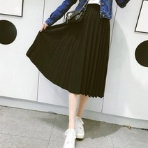 SDO 롱 없는 쉬폰스커트 코디 여자 플리츠 데일리 트렌드 스커트 걱정 9W9776E8