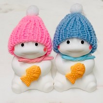 호두마루샵 돌답례품 웨딩답례품 개업선물 차량용방향제 붕어빵지방이석고방향제 석고방향제/오퓨저, 일반)핑크_다우니