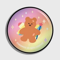 기타 바보사랑[바이인터내셔널주식회사] Angel bear-pink/yellow(earptoktok), Whitebody