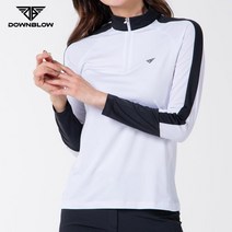 산뜻한 고급 여자골프긴팔반집업티셔츠골프웨어티셔츠 여자티셔츠코디 자유로운감성의 여성골프웨어 -735056NH