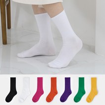 개미양말 여성 컬러 무지 골지 긴목 양말 앤트레일라