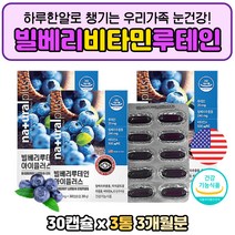 온가족 마리골드루테인 빌베리 눈 영양제 3개월분3개 베타카로틴 안토시아노사이드 미국직수입 직구 캡슐형 메리골드 대두레시틴 뉴테인 루태인 하루권장량 보호 케어 노안 안구 건강 침침한 뻑뻑한 건조한 누태인 루데인 눈영양 40대 50대 60대 부모님