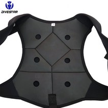 드라이슈트 웻슈트 서핑복 스쿠버 다이빙 웨이트 조끼 6 드롭 포켓 스피어피싱 프리 장비, L(L TO XL), R014 Black Vest