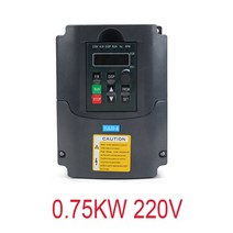 순수정현파 인버트 인버터 파워뱅크 2.2KW 220V VFD 3KW 4KW 5.5KW 7.5KW 주파수 변환기 1P 입력 3P 출력 CNC 스핀들 모터 속도 콘, CHINA, 2.2kw yl620-a