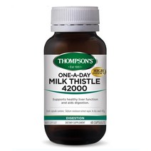 [밀크씨슬 간] Milk Thistle 42000 60정 1개 (톰슨)