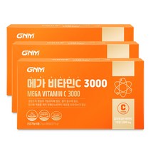 [1박스당 3개월분] GNM 메가 비타민C 3000 90포 / 비타민씨 분말 가루, 3g, 270포