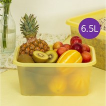 유정랩 신선유지용기 직사각형 6.5L (2P) 레몬박스 빅박스 야채보관 김치통 그린박스 그린백