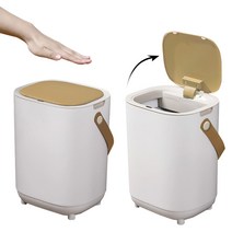 스마트 자동센서 휴지통 인테리어 핸즈프리 쓰레기통 16L 생활방수 모션감지, 스마트 자동센서 휴지통 16L-TRSH