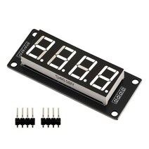 TM1637 모듈 0.56 quot0.56 인치 7 세그먼트 디지털 디스플레이 튜브 Arduino 용 4 자리 LED 보드 레드 그린 블루 화이트, [02] WHITE