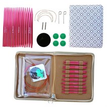 조립식 뜨개질 털실 초보 대바늘diy 대바늘세트 9종 전문가용 파우치 목도리, 상세페이지 참조, 상세페이지 참조