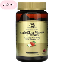 홈쇼핑 솔가 Apple Cider Vinegar Gummies 1000mg 100리퀴드 구미, 1개, 100개