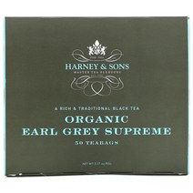 하니앤손스 얼 그레이 슈프림 50티백 Harney & Sons Earl Grey Supreme, 1팩