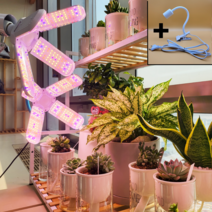 쑤우기 식물등 화분 재배용 LED 조명 식물생장등, 1세트