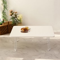 접이식 무광 테이블 밥상 좌식 교자상 인테리어 라운드, 미스트그린