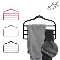 MF매직하우스 매직 4단바지걸이, 핑크, 1개