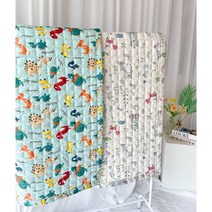 아동 키즈 유아 인견 밀림방지 풍기인견 낮잠 쿨 매트 패드 카페트 요, 곰돌이