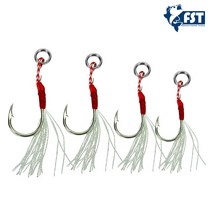 피싱템 어시스트훅 농어 광어 삼치 갈치 메탈지그 낚시바늘, 1개