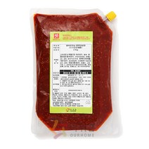 아워홈 쫄면 양념장 2kg/ 비빔국수 비빔면 양념장, 1팩