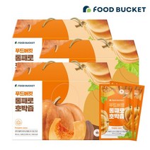 [KT알파쇼핑]푸드버킷 국산 늙은호박즙 통째로 호박즙 3박스 (총 90포), 상세페이지참조