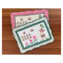 세탁이 편리한 순면 100% 퀼트 발매트 숲속여행