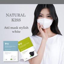 내추럴키스 찐마스크 KFAD 중형 화이트 50매