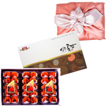 상주 반건시 곶감 선물세트 보자기 개별포장, 3. 반건시 20과 (특로얄) 70-80g