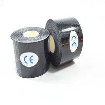 근육 헬스용품 크로스핏2.5cm * 5m 코튼 탄성 Kinesiology 테이프 스포츠 물리 복구 붕대 무릎 근육 보호기, 01 Black