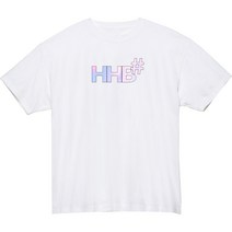 하하비샵 남여공용 반팔 세미오버핏 티셔츠 홀로그램 HHB# (빅사이즈L 99까지 가능)