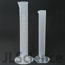 [JLS] 증기멸균가능 플라스틱 메스실린더 (국산 PP재질), 불투명