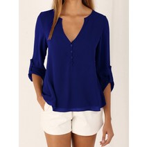 아사면 바스락 블라우스 풍기인견 베이비돌 시어커서 셔츠 남방 여성 폭발 모델 v-넥 camisa feminina 긴팔 쉬폰 여성 의류 vestidos lbd3185