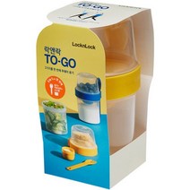 락앤락 투고 투웨이용기 870ml LLS222L, YE, 1개