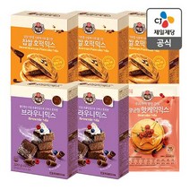 백설 찹쌀호떡믹스x3 + 브라우니x2 + 영양균형핫케익믹스x1, 400g, 1세트