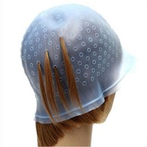 셀프 발레아쥬 옴브레 염색 브릿지 탈색 헤어캡 모자, 브릿지헤어캡+코바늘, 브릿지헤어캡+코바늘