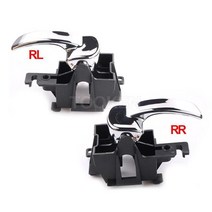 자동 자동차 인테리어 도어 핸들 내부 닛산 navara d40 caja 2004-2013 pathfinder iii r51 2004-2014 내부 도어 핸들 손잡이, 후면 좌우 2개