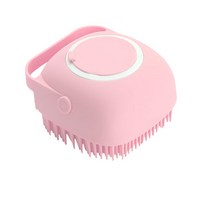 차차미 실리콘 미니 샤워솔 목욕 브러쉬 바디 마사지, 3개, 핑크