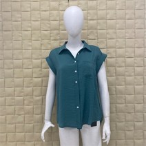 튜브 NC13 드롭 카라 오픈 블라우스 tubl228zb