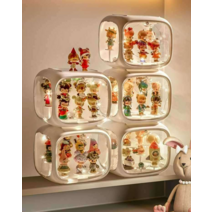 투명 피규어 레고 전시장 아크릴 프라모델 보관 수납, 2팩