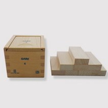 토이짱 (가베가족) KS3304 큰솔 4가베(2.5CM형)_(1397392), 단품