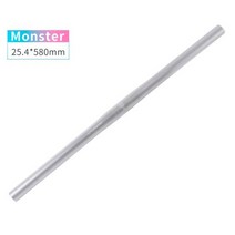 불혼바 자전거 부품 픽시 Mtb 초경량 핸들바 254mm x 540/580mm 크로스바 바이크 핸들 바 알루미늄 합금 라이저 스트레이트 사이클링, QX032 580mmSliver