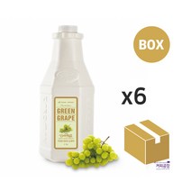 (박스)까로망 마이 청포도 농축액 2kg 6개 베이스