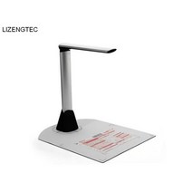 북스캐너 비파괴 스캔기 lizengtec visual presenter a4 접이식 고속 ocr 시각화 5mp usb 이미지 책 문서 새로운 디자인, 없음