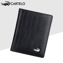 CARTELO 악어지갑 남성리얼가죽 숏스타일 학생 악어가죽지갑