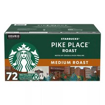 미국직구 Starbucks 스타벅스 파이크 플레이스 미디움 캡슐커피 스벅커피 72입
