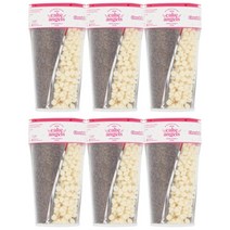 케이크엔젤스 초코홀릭 4 콤프 스프링클스 120g 아이스크림토핑 Cake Angels Chocoholics 4 Comp Sprinkles, 6팩, 6개