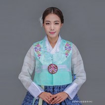 [대여]2011 신랑 신부 여자 혼주 결혼식 어머니 하객 퓨전 밍크털배자 조끼 가족 칠순 팔순잔치 한복대여