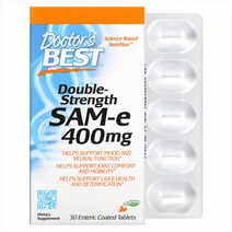 Double Strength SAM e Disulfate Tosylate 400mg 30 코팅 타블렛