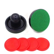 미니게임 에어하키 퍽세트 76mm, 76mm어택커2개+플리스2개+51mm퍽4개, 네이비