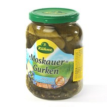 Kiihne 퀴네 모스카우어게르킨 (피클) 670g, 단품