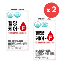 혈당케어 F 900mg 120정 바나바잎 추출물 식후 혈당 상승 억제 도움 4개월분